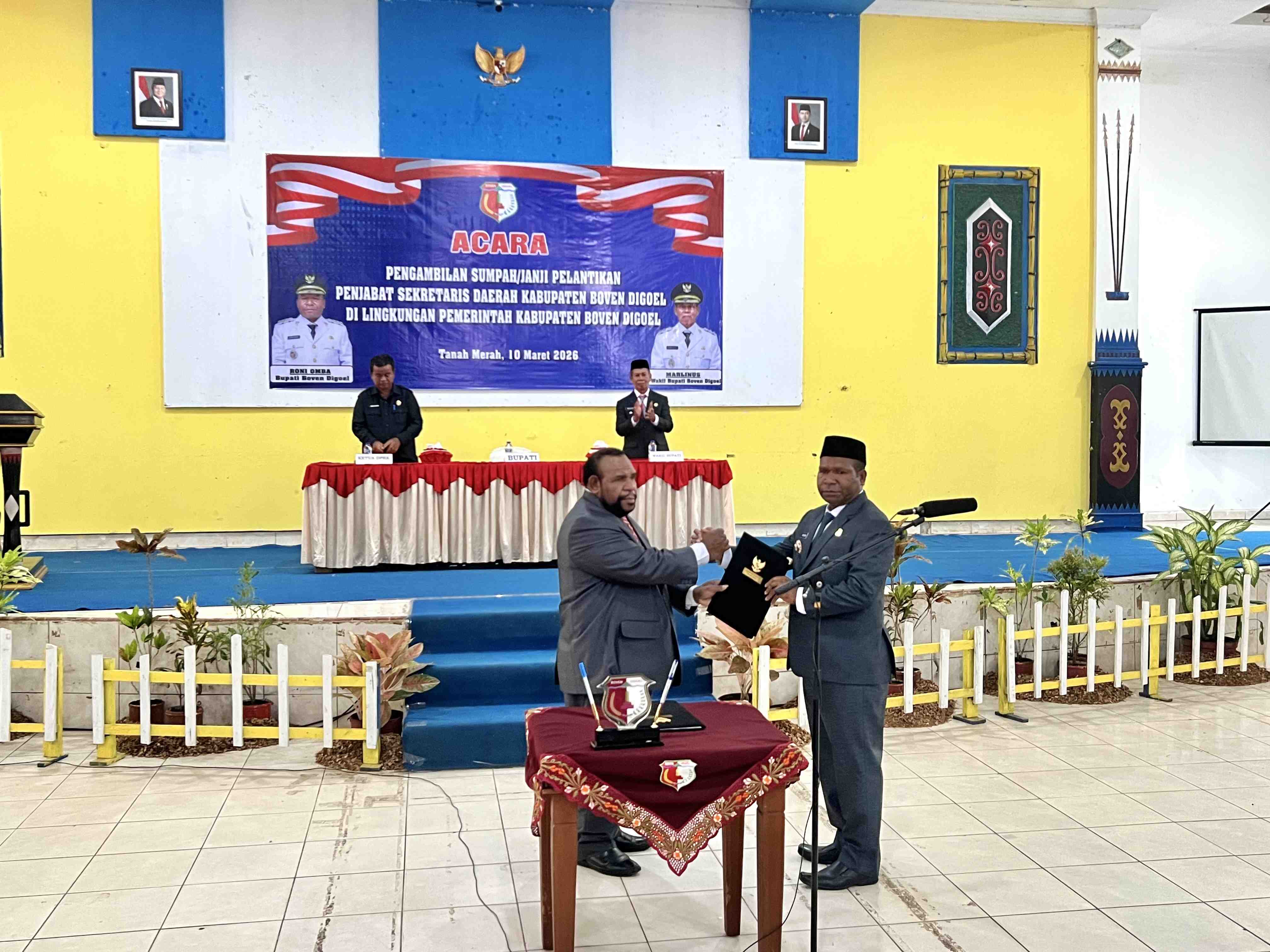 Sekda Boven Digoel Fokus Benahi Disiplin ASN dan Perkuat Pelayanan Publik