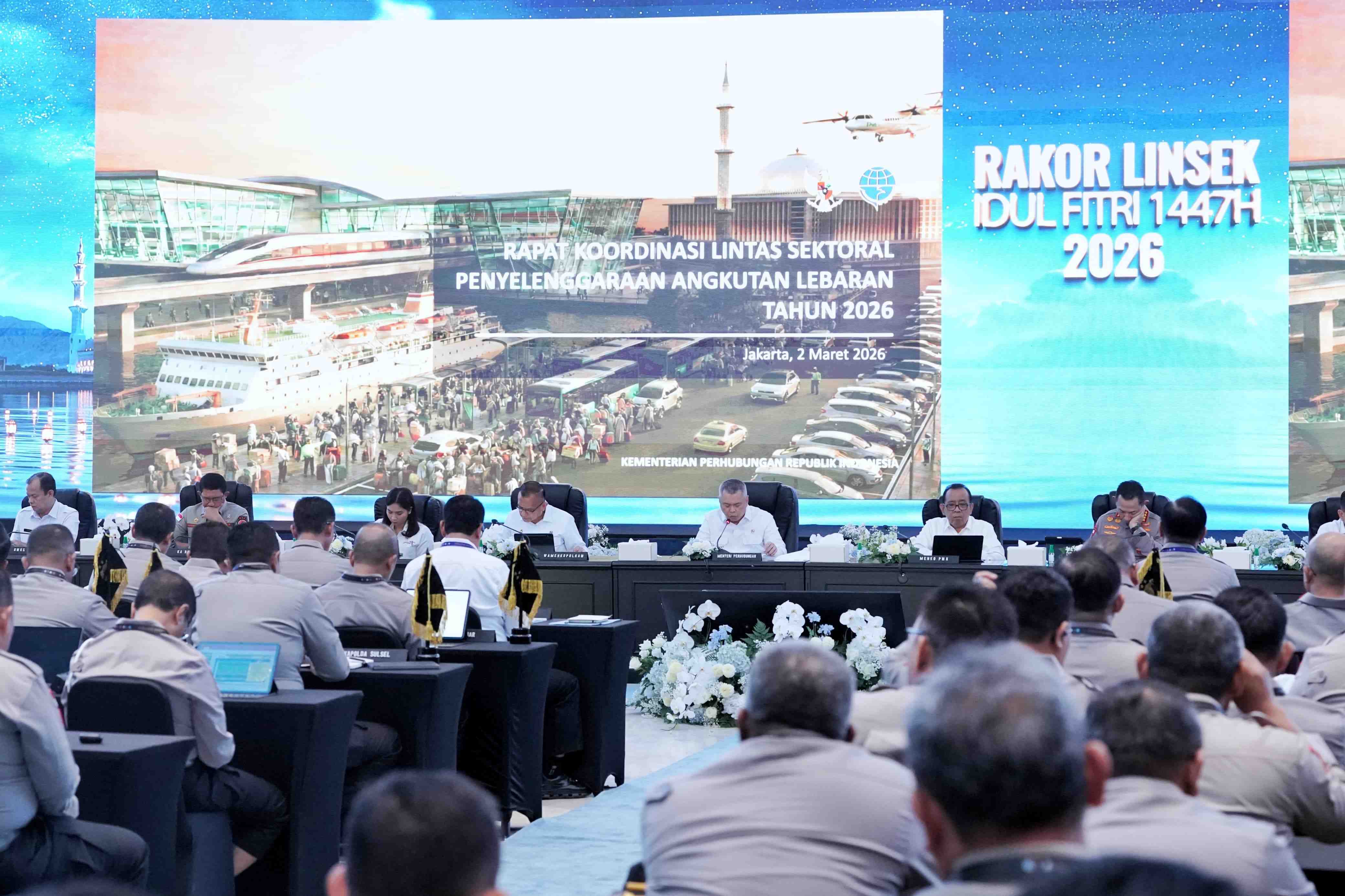 Menhub Tekankan Sinergi Lintas Sektor untuk Amankan Angkutan Lebaran 2026