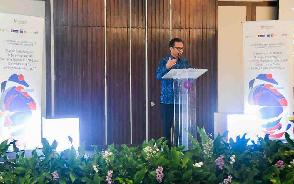 Indonesia Dorong Tata Kelola AI Berbasis Kendali Manusia di Forum ASEM