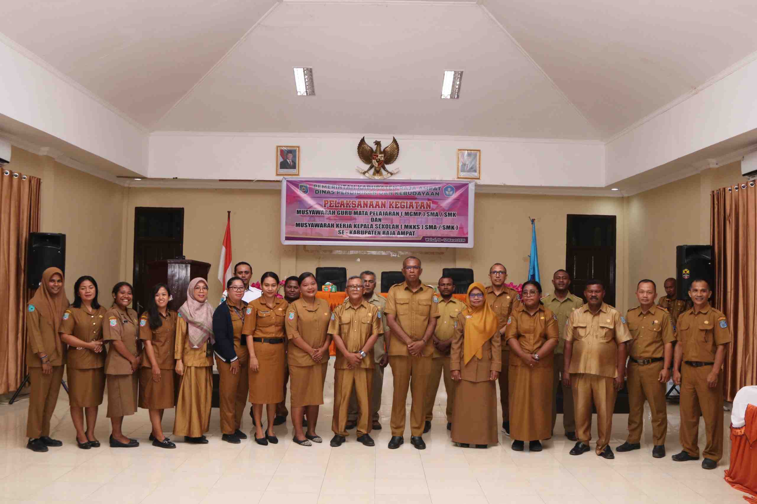 MGMP dan MKKS Raja Ampat Digelar, Tingkatkan Kualitas Pendidikan Daerah