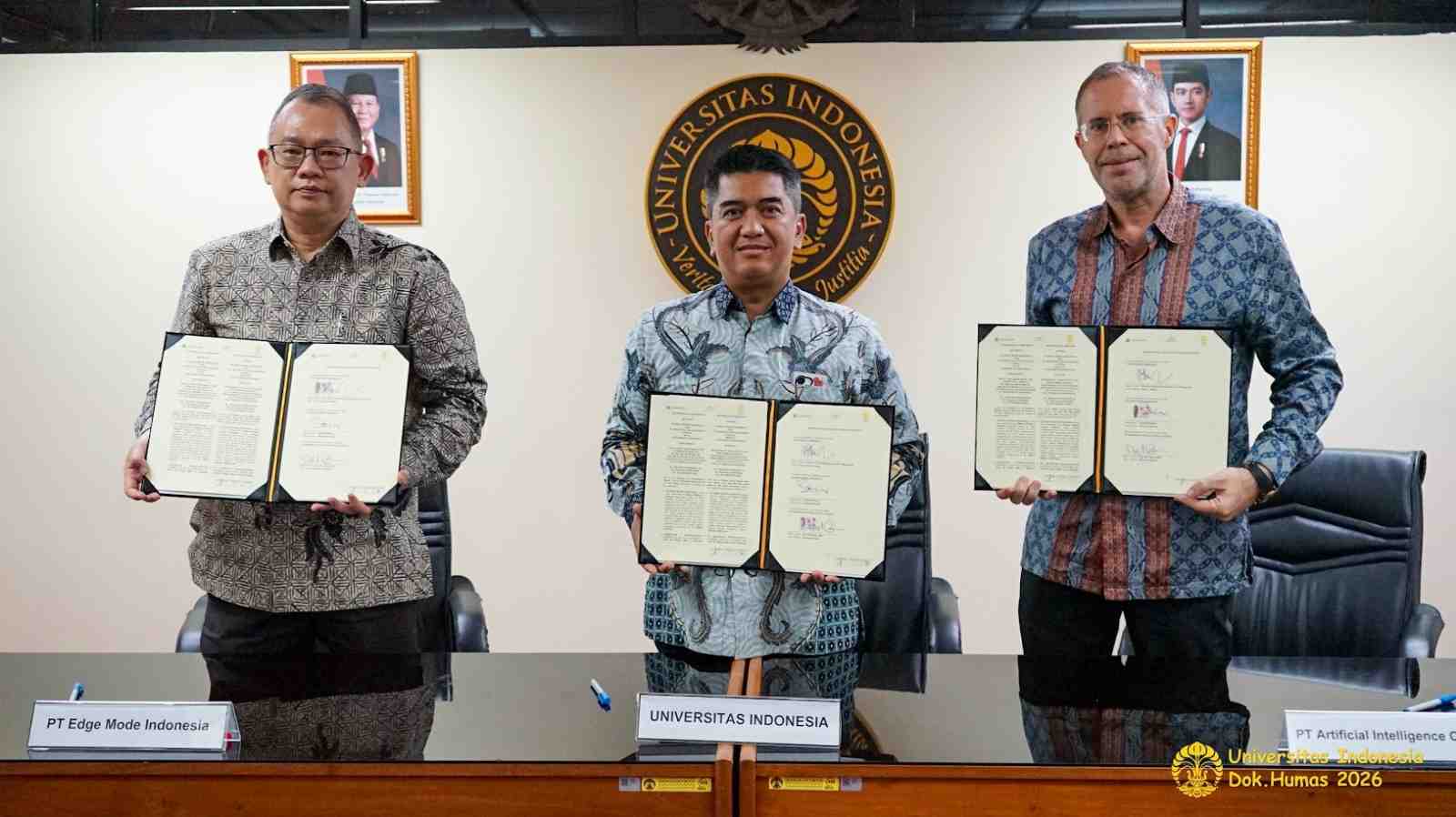 UI Gandeng Dua Perusahaan, Targetkan Indonesia Jadi AI Hub Indo-Pasifik