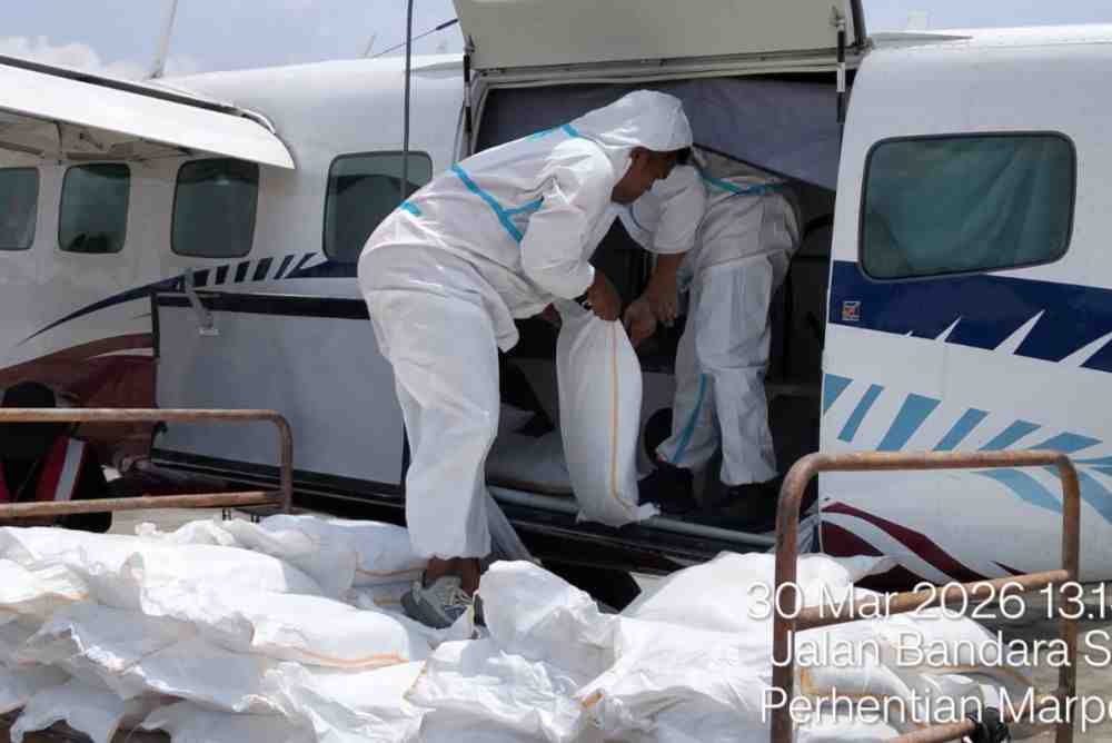 BNPB Kembali Gelar OMC di Riau, 4 Ton Garam Sudah Disemai