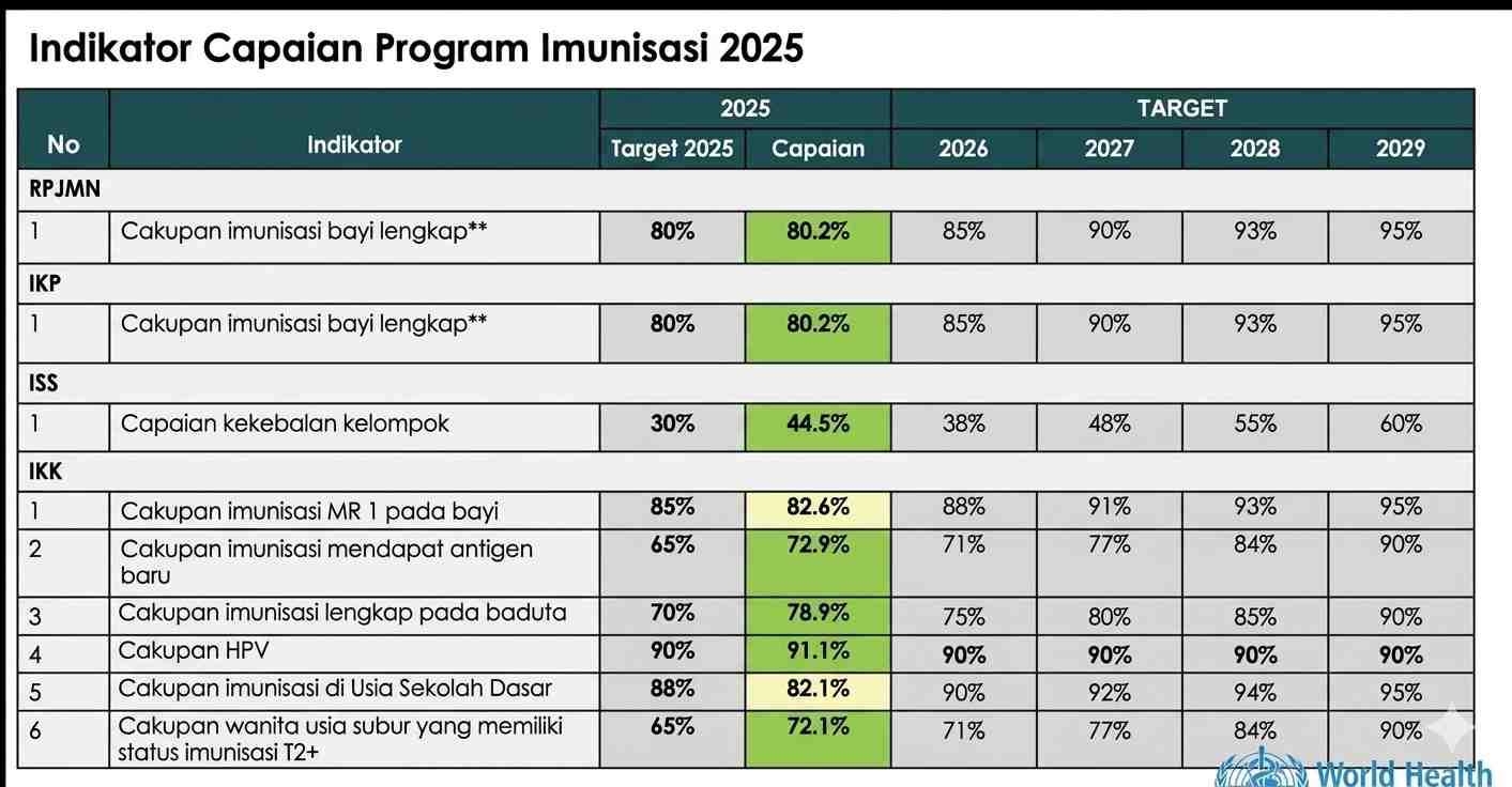 Cakupan Imunisasi belum Merata, Daerah Diminta Kejar Target 2026