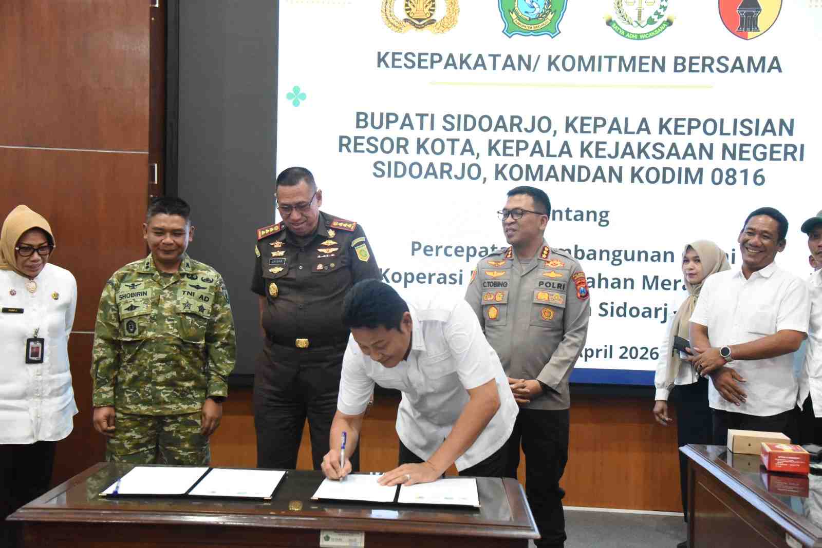 Pemkab Sidoarjo Percepat Pembangunan  KDKMP di 232 Desa