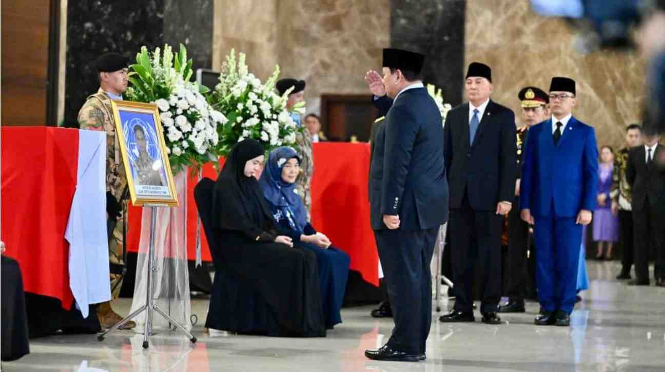 Presiden Beri Penghormatan Terakhir kepada Tiga Prajurit Penjaga Perdamaian yang Gugur di Lebanon
