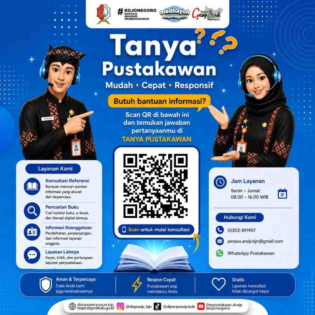 Layanan Tanya Pustakawan Diluncurkan untuk Dekatkan Literasi ke Masyarakat