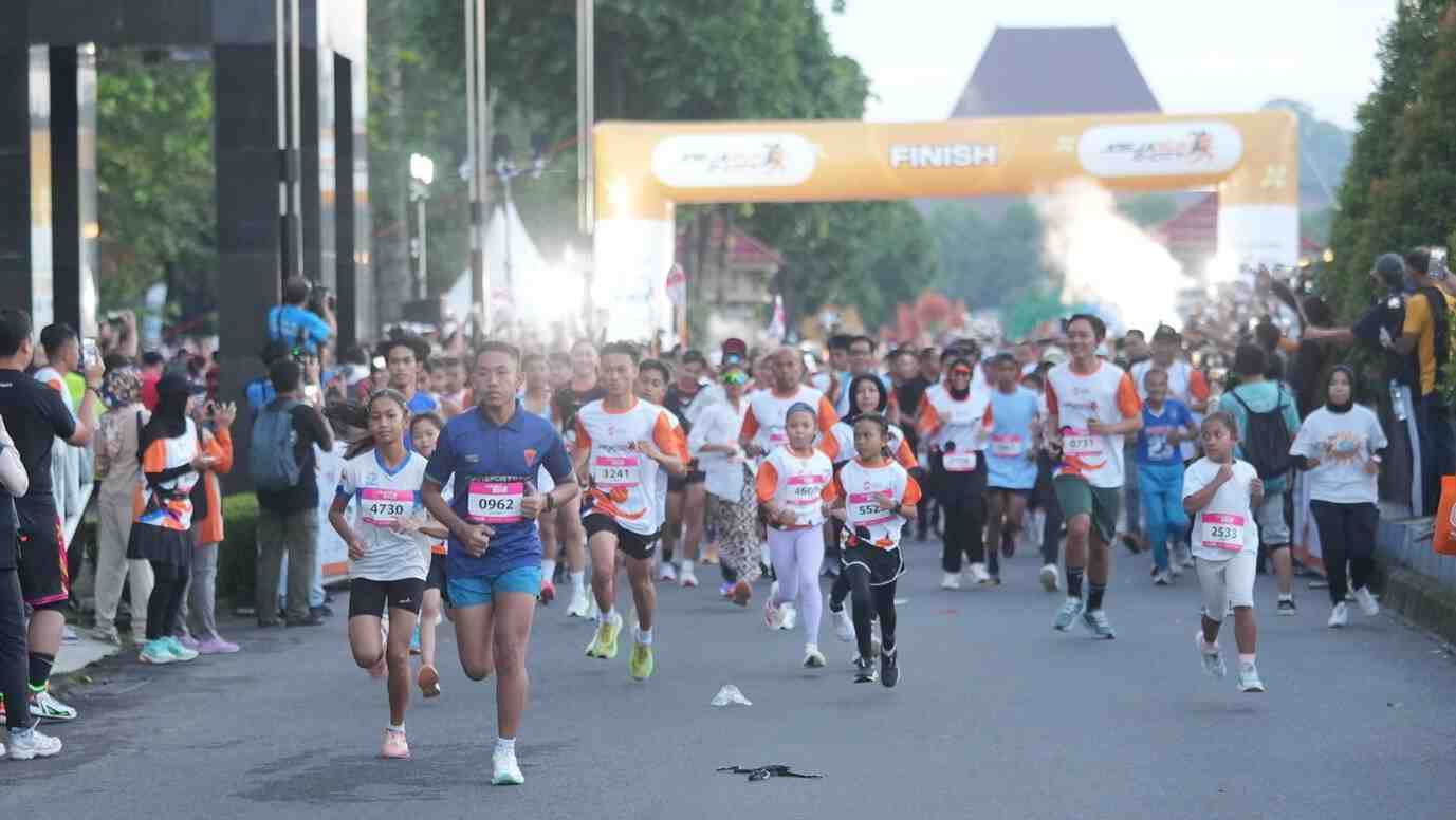 Jogja Run D-City Event Lari Sekaligus Berderma, Sukses Riuhkan Kota Yogyakarta