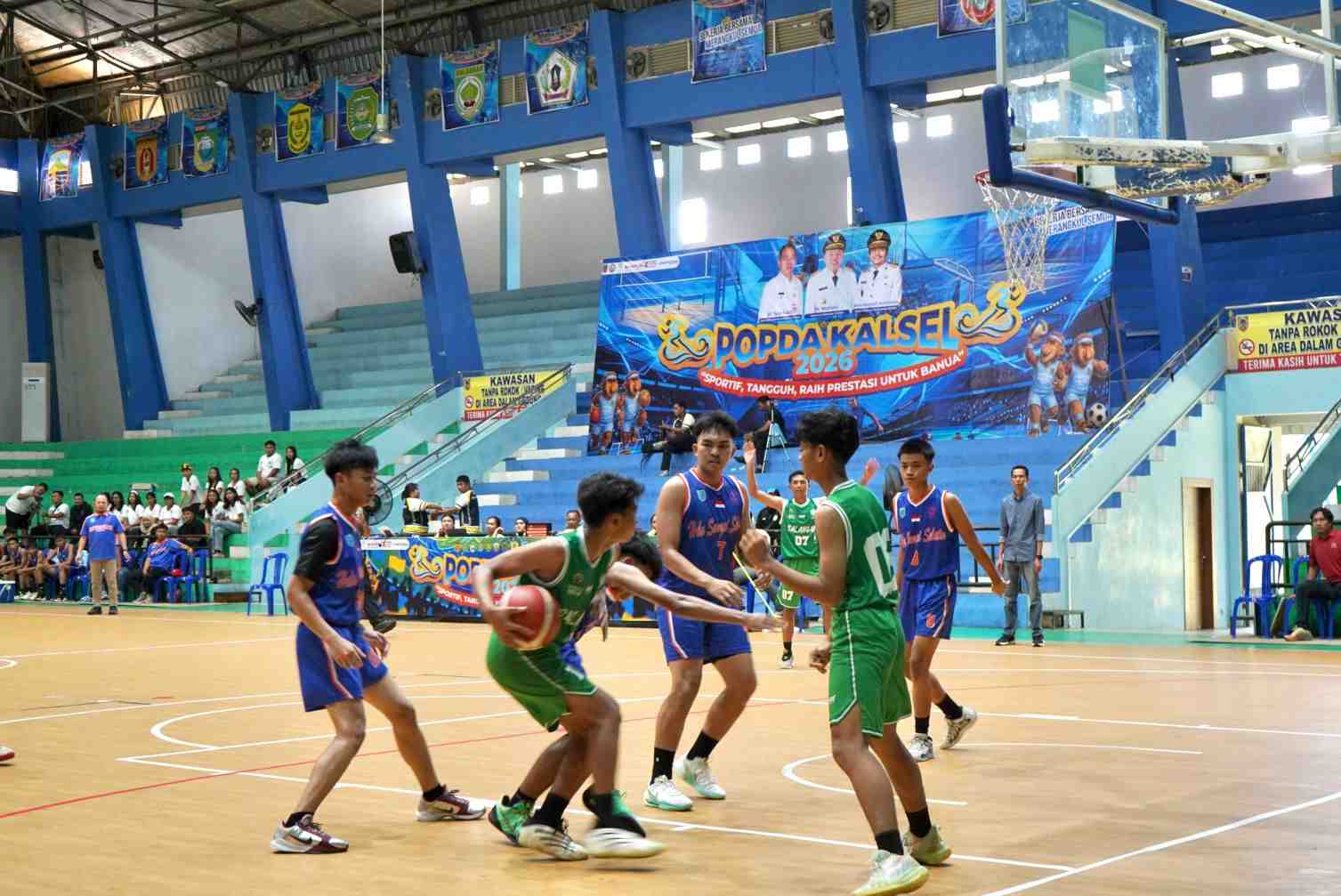 Tim Basket Balangan Berlaga di POPDA Kalsel 2026, PERBASI Apresiasi Perkembangan Atlet