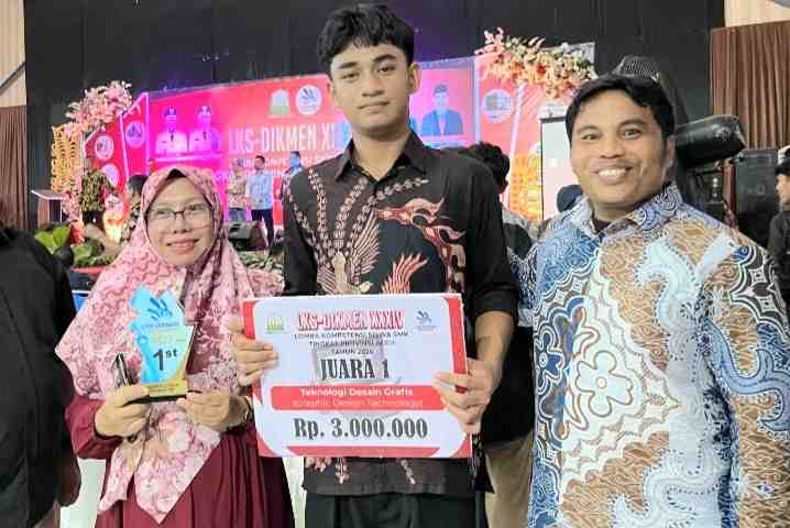 Rakha Ataulah Samil Juara LKS Aceh 2026, Wakili Aceh ke Tingkat Nasional