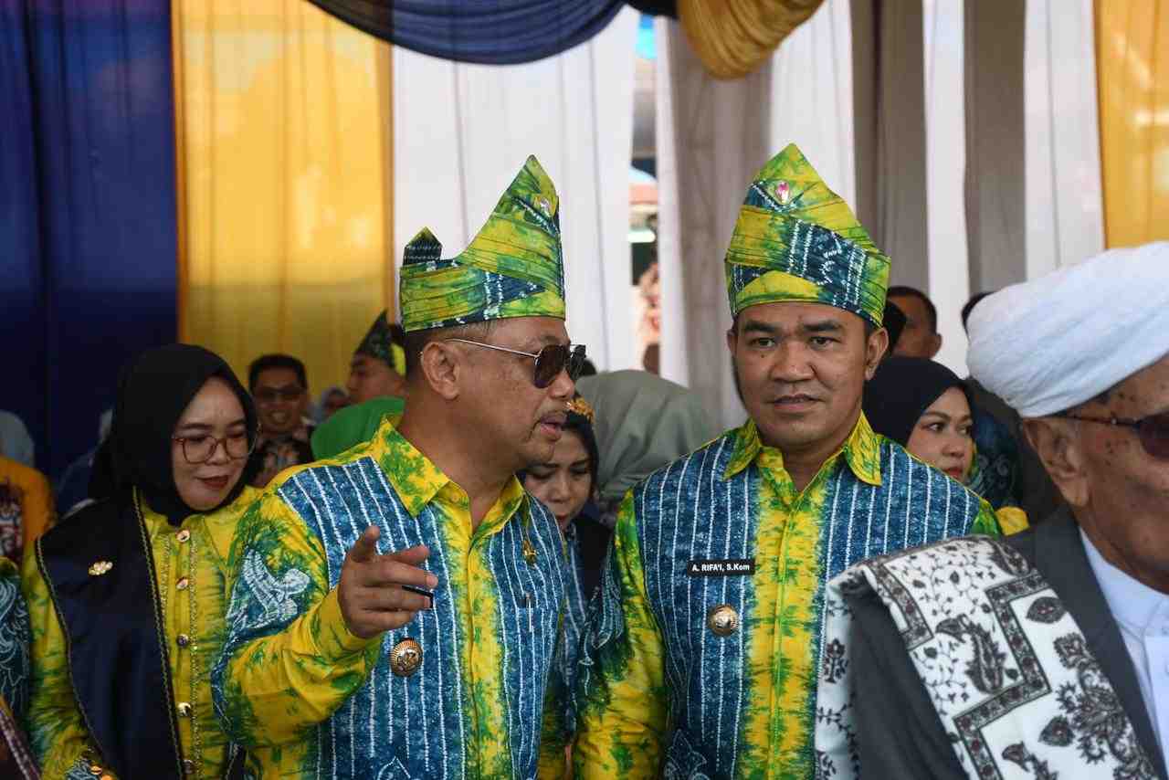 Bupati Pulang Pisau Perkuat Sinergi Antar Daerah di HUT ke-74 Hulu Sungai Utara