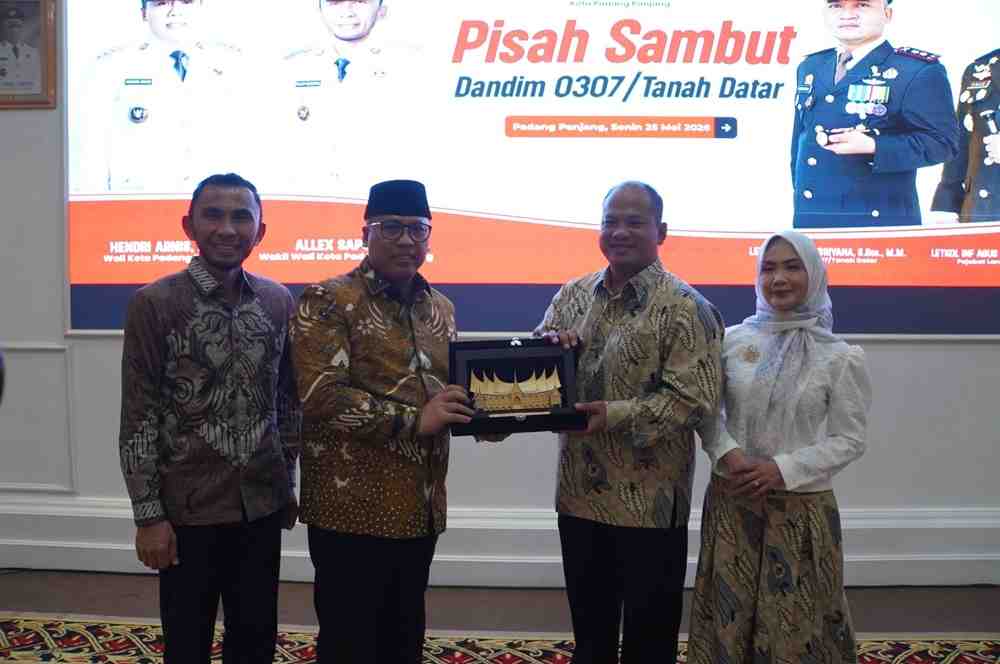 Bukan Sekadar Pisah Sambut, Pemkot Padang Panjang Kenang Dedikasi Letkol Agus Saat Amukan Marapi dan Galodo