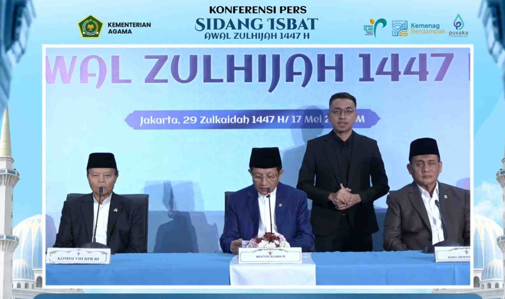 Pemerintah Tetapkan Idul Adha 1447 H Jatuh pada 27 Mei 2026