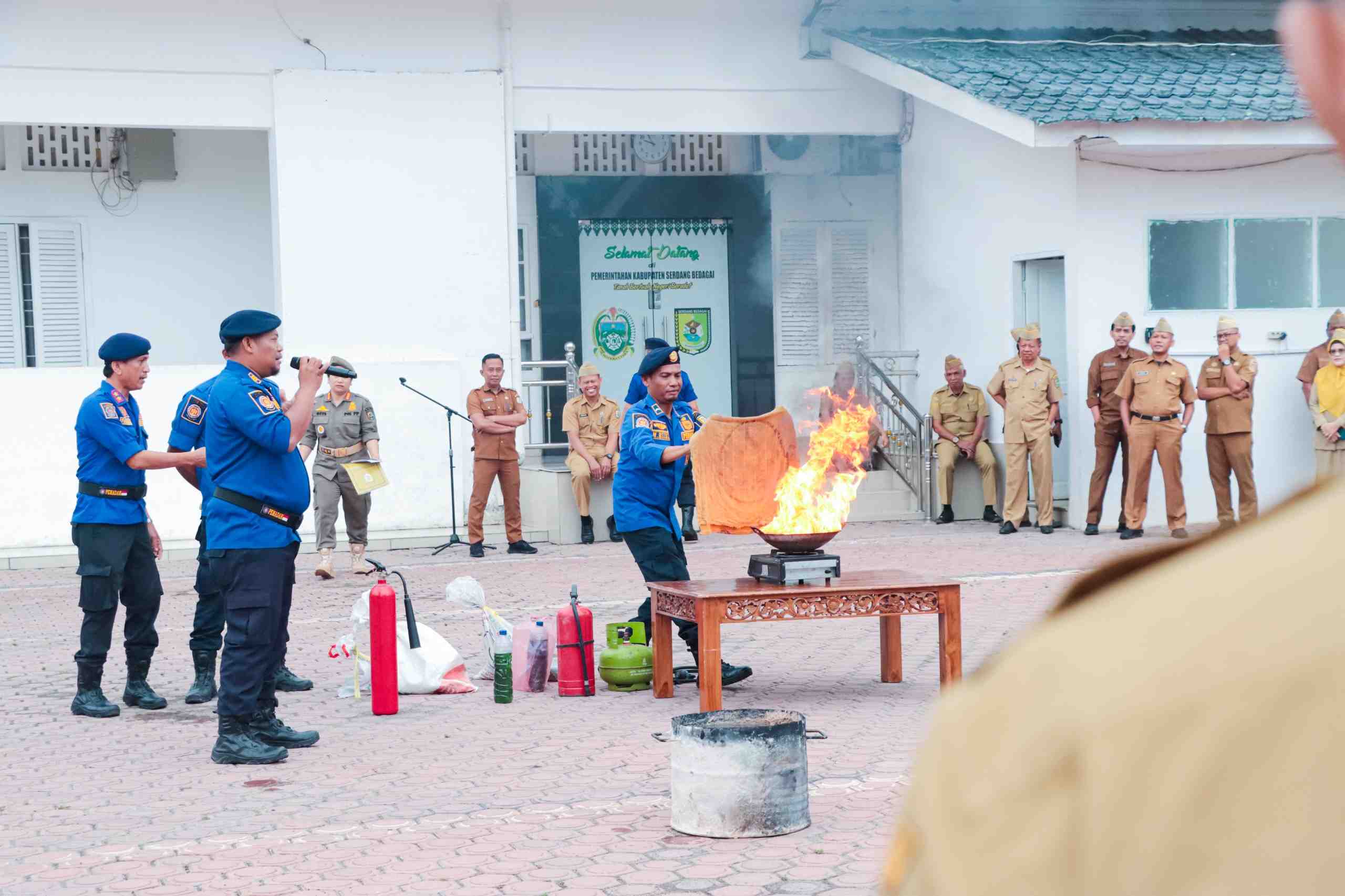 Pemkab Sergai Gelar Simulasi Penanganan Darurat