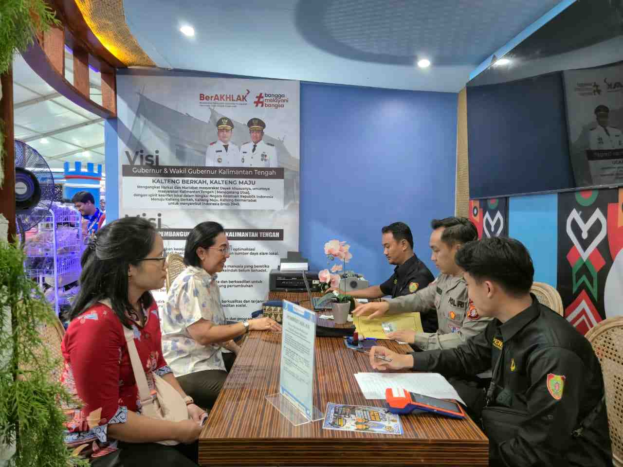 Samsat Kalteng Buka Layanan Pajak di Ekspo 2026