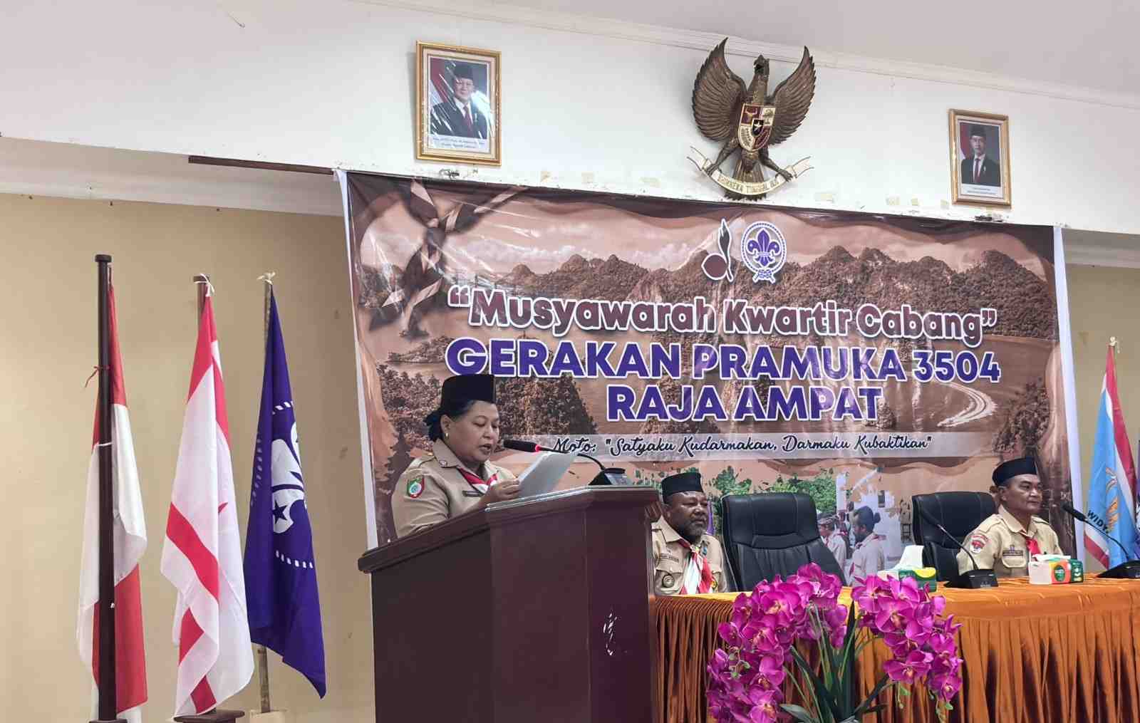 Ketua TP PKK Raja Ampat Optimistis Perkuat Pembinaan Pramuka 