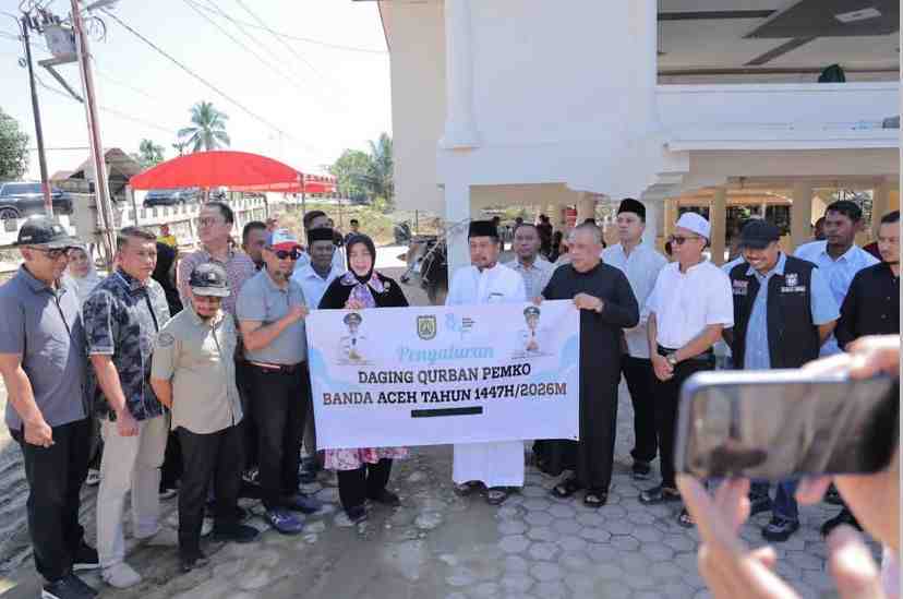 Pemkot Banda Aceh Salurkan Hewan Kurban untuk Warga Terdampak Bencana di Pidie Jaya