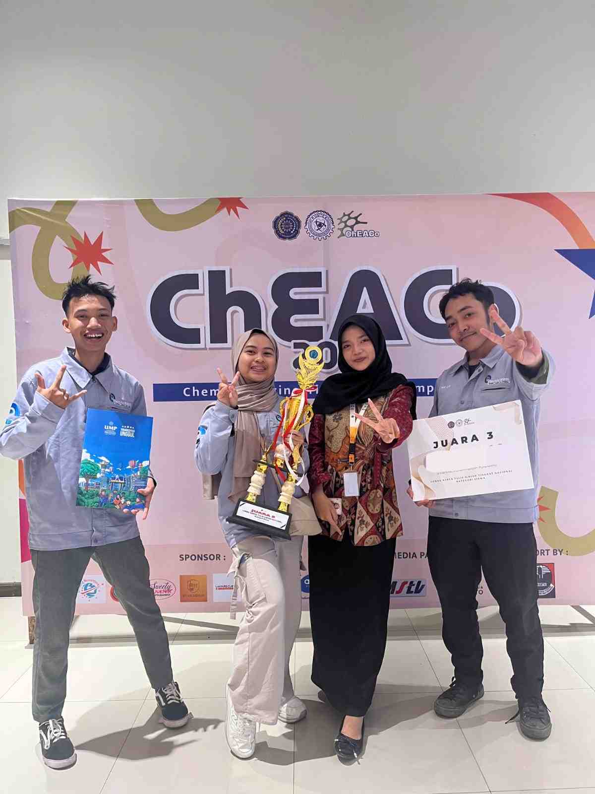 SMK N 1 Paringin Raih Juara 3 LKTIN CHEACO 2026 Lewat Inovasi 'AERO'