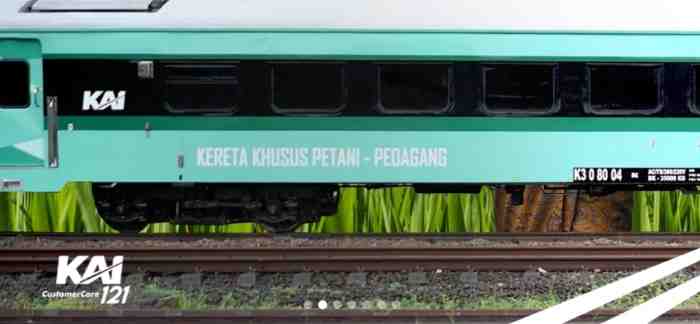 KAI Layani 17 Ribu Petani dan Pedagang di Lintas Rangkasbitung-Merak