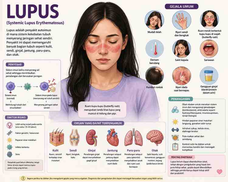 Dinkes DKI Jakarta Gencarkan Deteksi Dini dan Skrining Lupus pada Perempuan