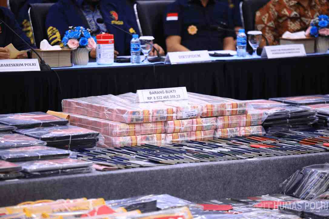 Polri Ungkap Jaringan Judi Online Internasional