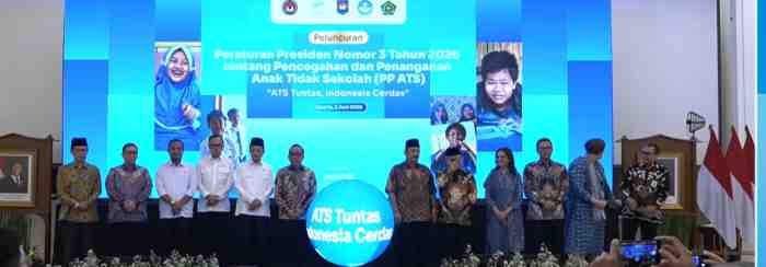 Pemerintah Luncurkan Perpres No 3 Tahun 2026, Targetkan Nol Anak Tidak Sekolah pada 2045