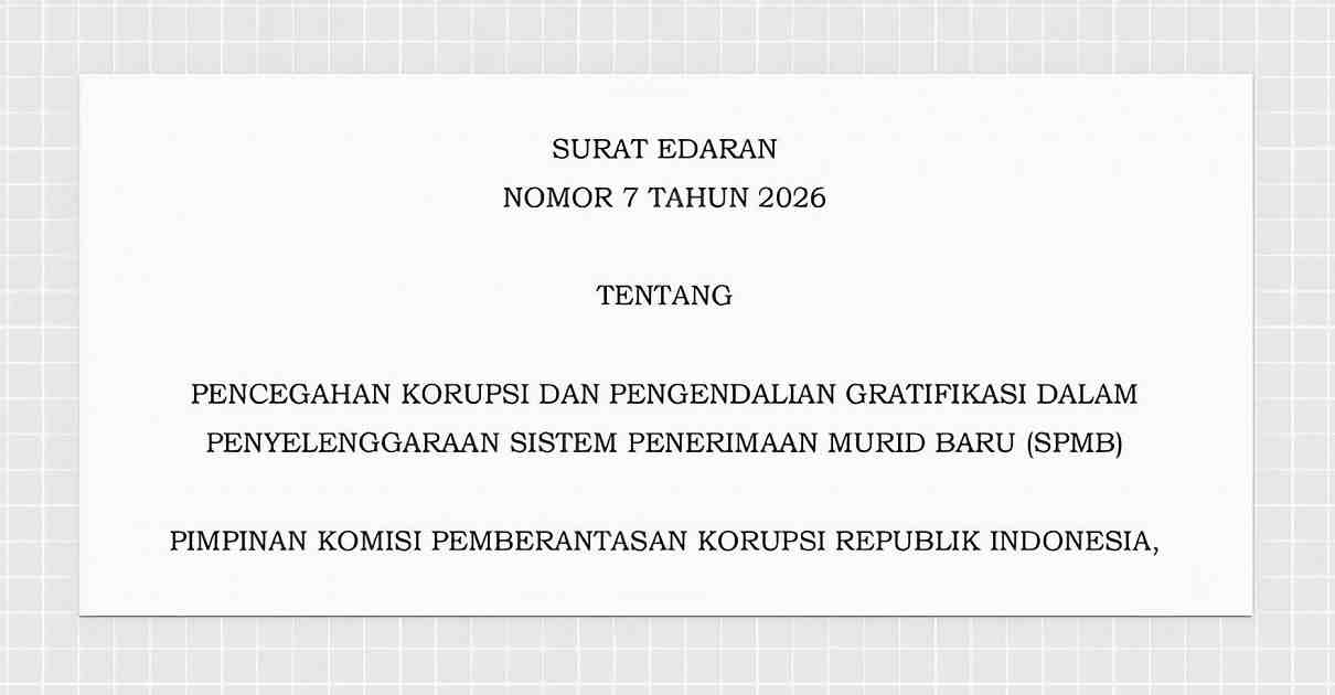 KPK Perketat Pengawasan SPMB 2026 dari Gratifikasi