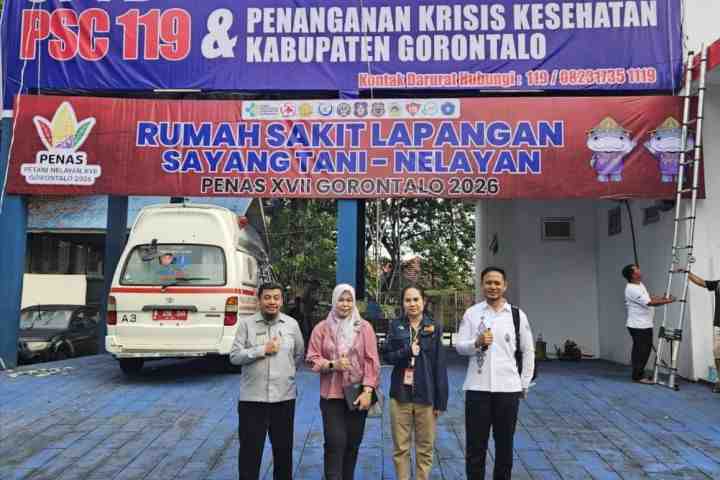 Dinkes Gorontalo Pastikan Kesiapan Layanan Kesehatan Sambut PENAS  XVII