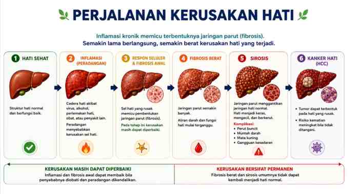 Deteksi Dini Jadi Kunci, Kerusakan Hati Bisa Dicegah Sejak Awal