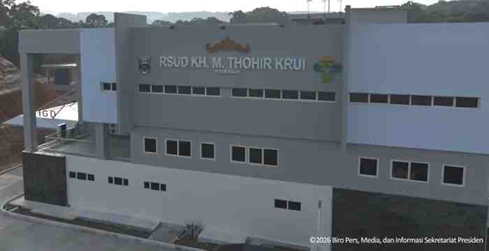 Menkes : RSUD KH. M. Thohir Krui Perkuat Layanan Kesehatan di Pesisir Barat
