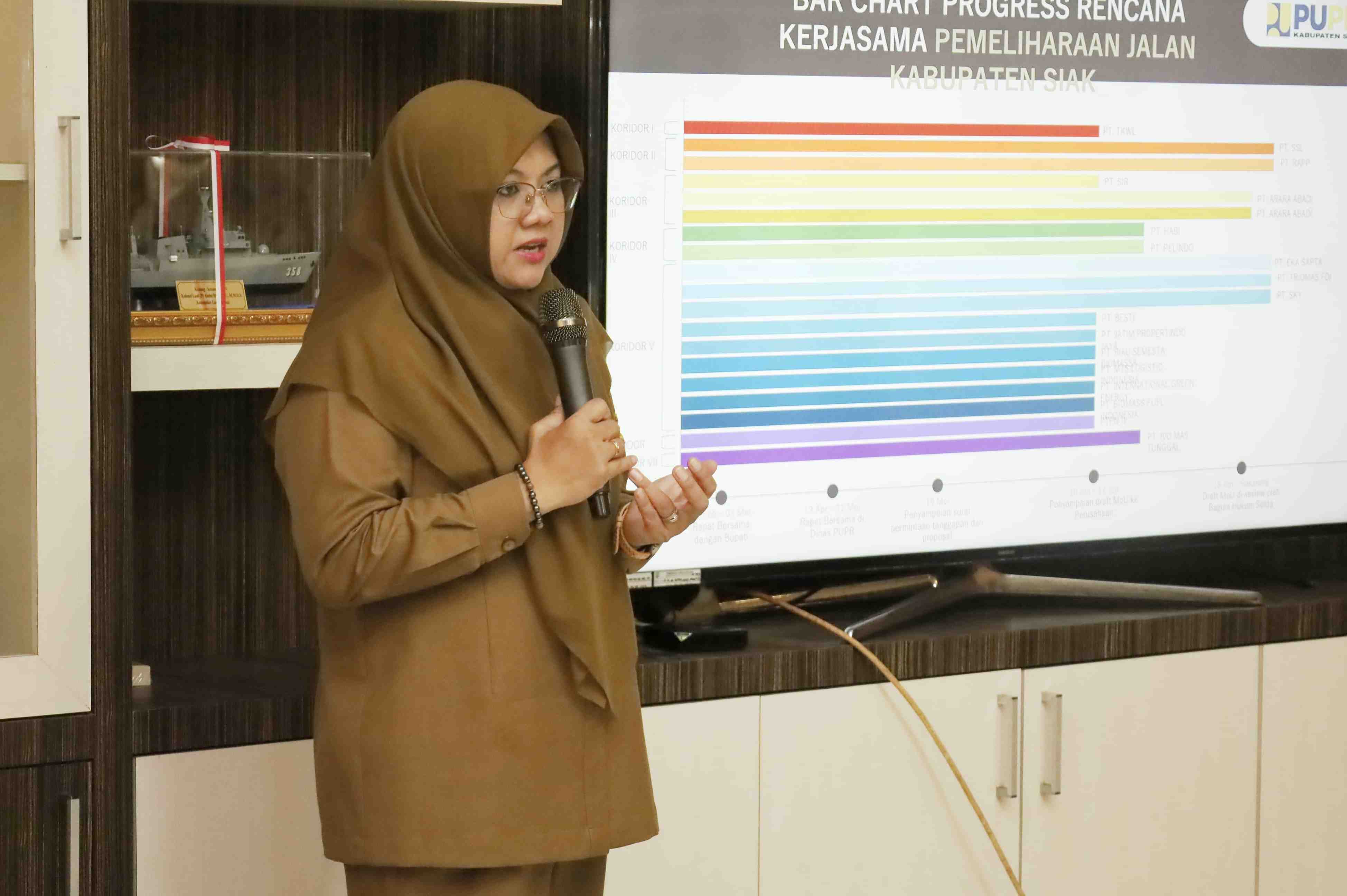 Pemkab Siak Gandeng Perusahaan Perbaiki Jalan KITB-Sungai Rawa