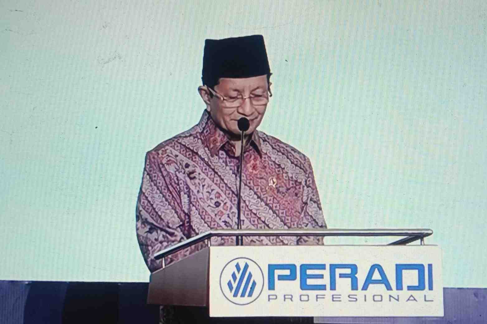 Menag: Keadilan Harus Dibangun melalui Sinergi Penegak Hukum, Advokat, dan Kampus