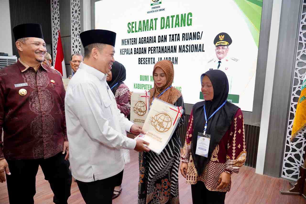 ATR/BPN Targetkan 2.000 Sertifikat Korban Bencana Aceh Tamiang Rampung Akhir 2026