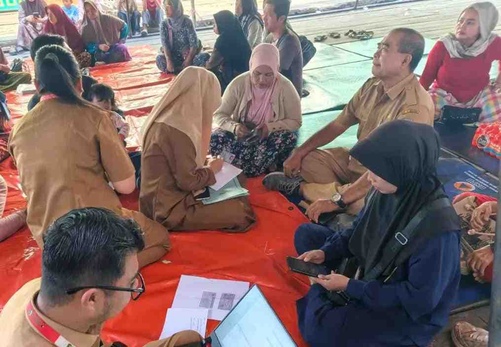 Disdukcapil Palangka Raya Jemput Bola, Layani Penggantian Dokumen Korban Kebakaran Secara Gratis