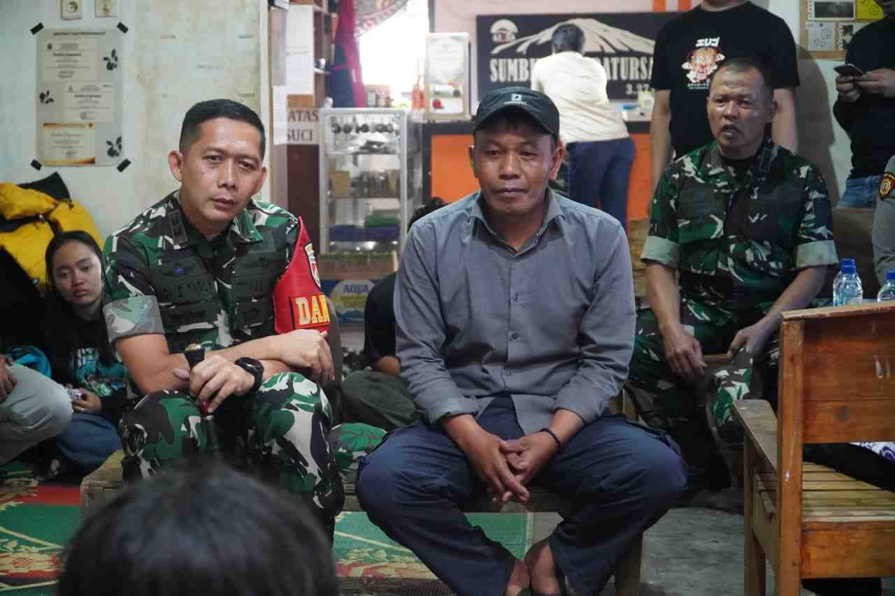 Dandim 0706/Temanggung Tinjau Basecamp Pendakian Sindoro-Sumbing