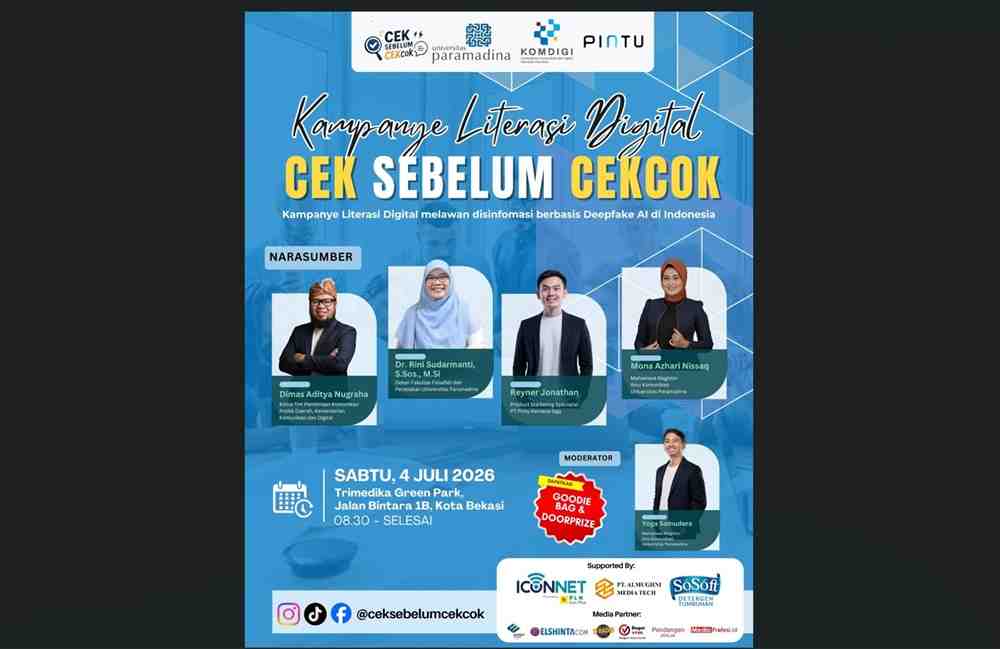 Pelatihan Literasi Digital Bekali Warga Bintara Kenali Konten AI Manipulatif