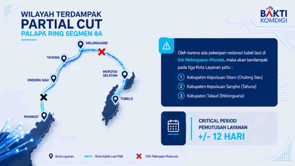 BAKTI Percepat Perbaikan Palapa Ring Tengah, Layanan Internet di Tiga Kabupaten Tetap Dioptimalkan