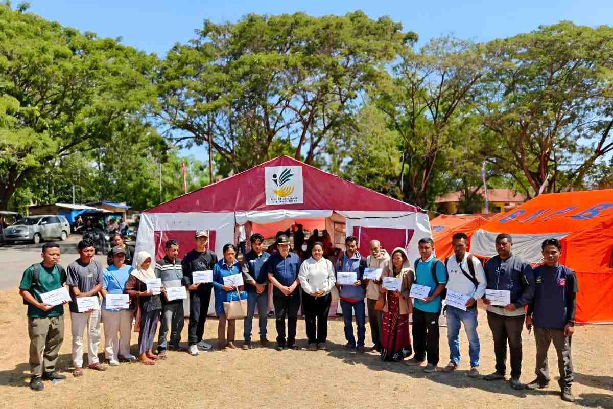 Kemensos Salurkan Santunan untuk Ahli Waris Korban Gempa NTT
