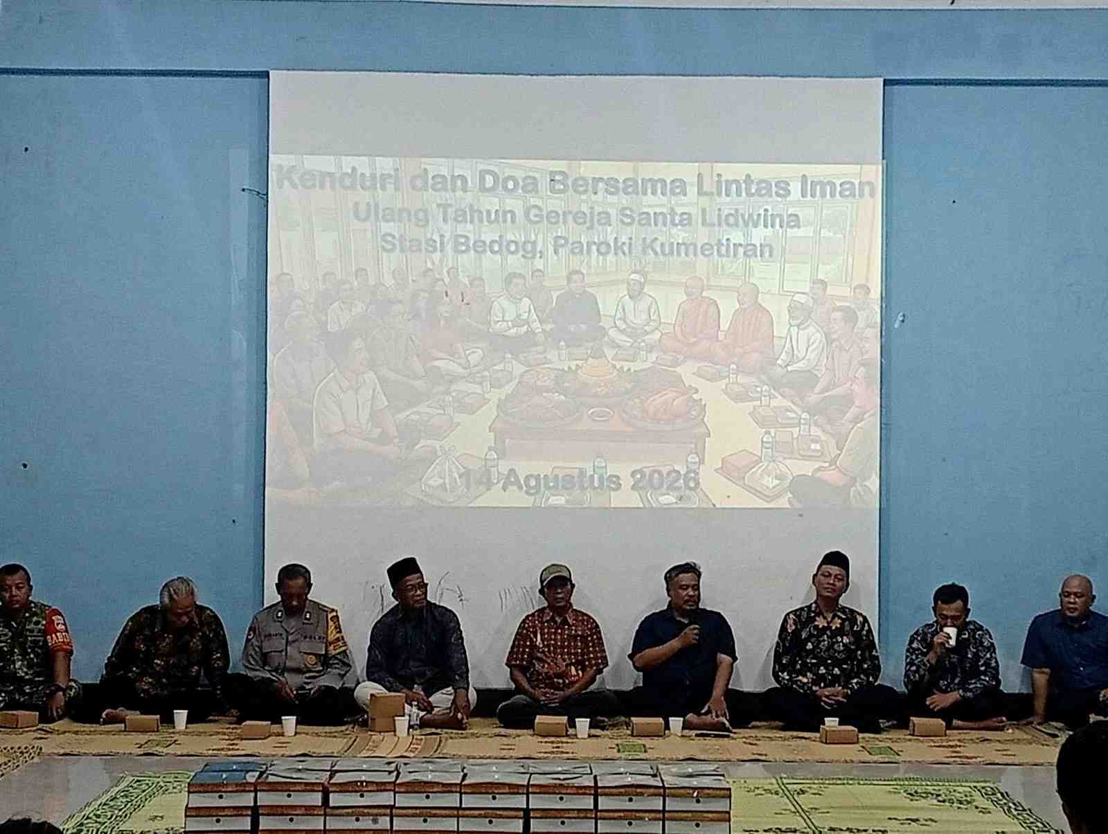 Gereja Santa Lidwina Trihanggo Gelar Kenduri dan Doa Lintas Iman
