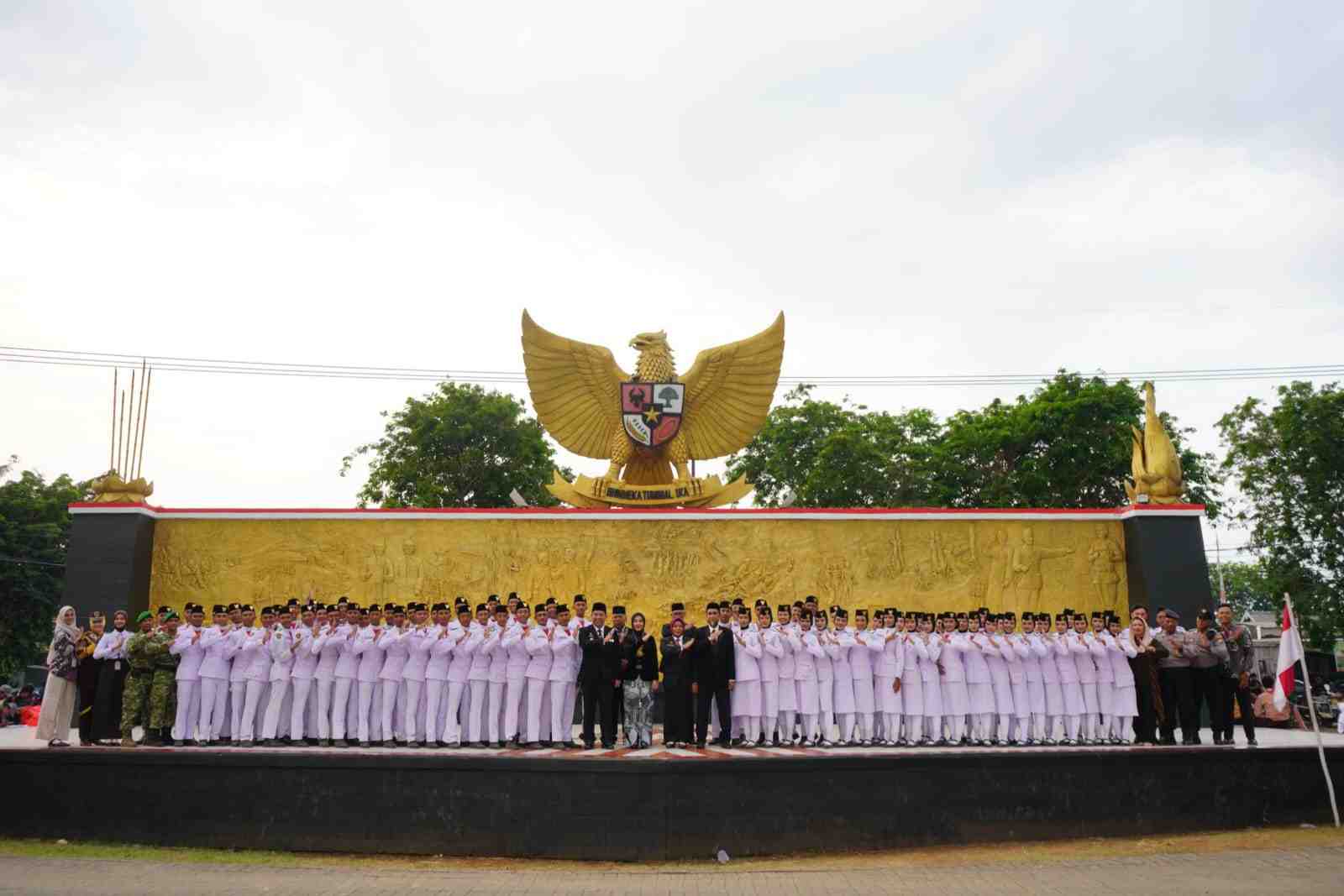 Latihan Singkat tidak Jadi Kendala, Paskibraka Kota Probolinggo Sukses Jalankan Tugas