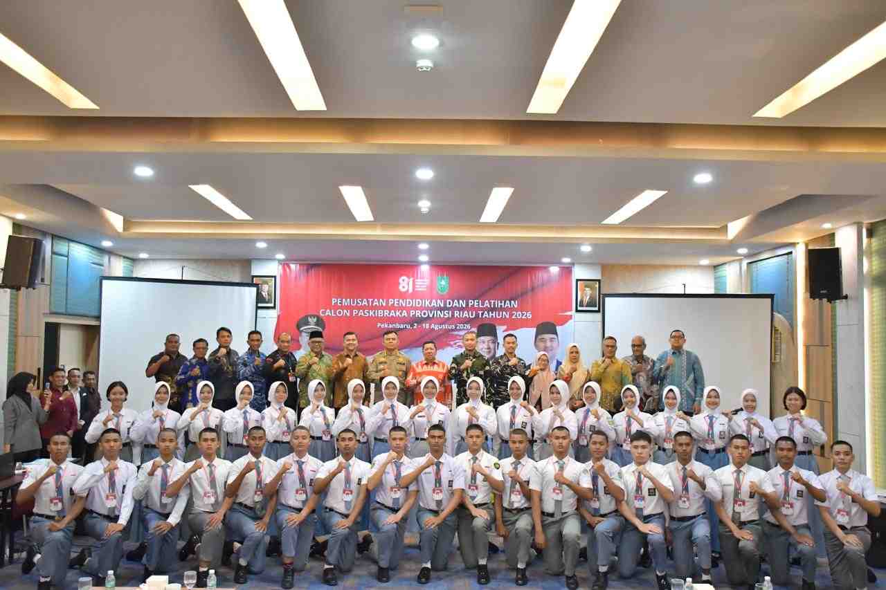 Paskibraka Riau 2026 Mulai Digembleng, Disiplin dan Nasionalisme Jadi Fokus Utama