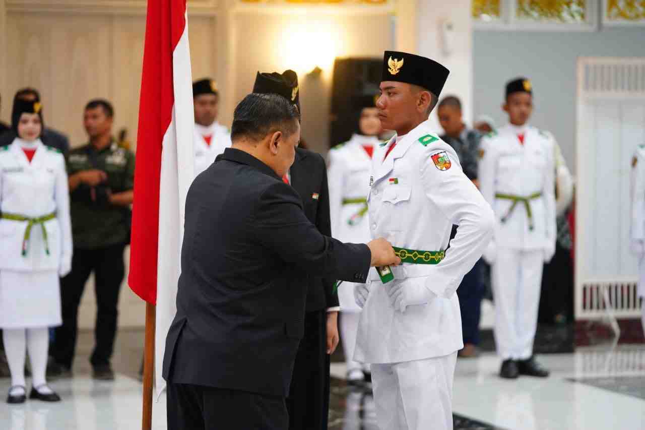 Siap Kibarkan Merah Putih, Paskibraka Riau 2026 Resmi Emban Tugas