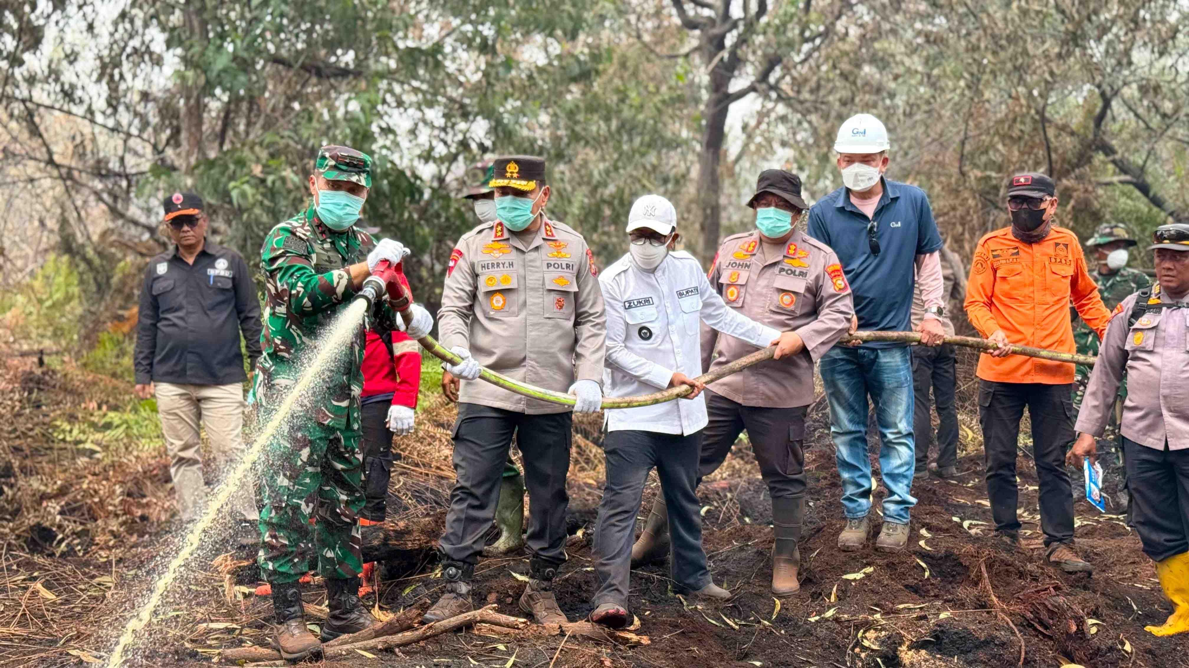 Karhutla Kerumutan Ditangani Terpadu, TNI-Polri hingga BPBD Perkuat Pemadaman