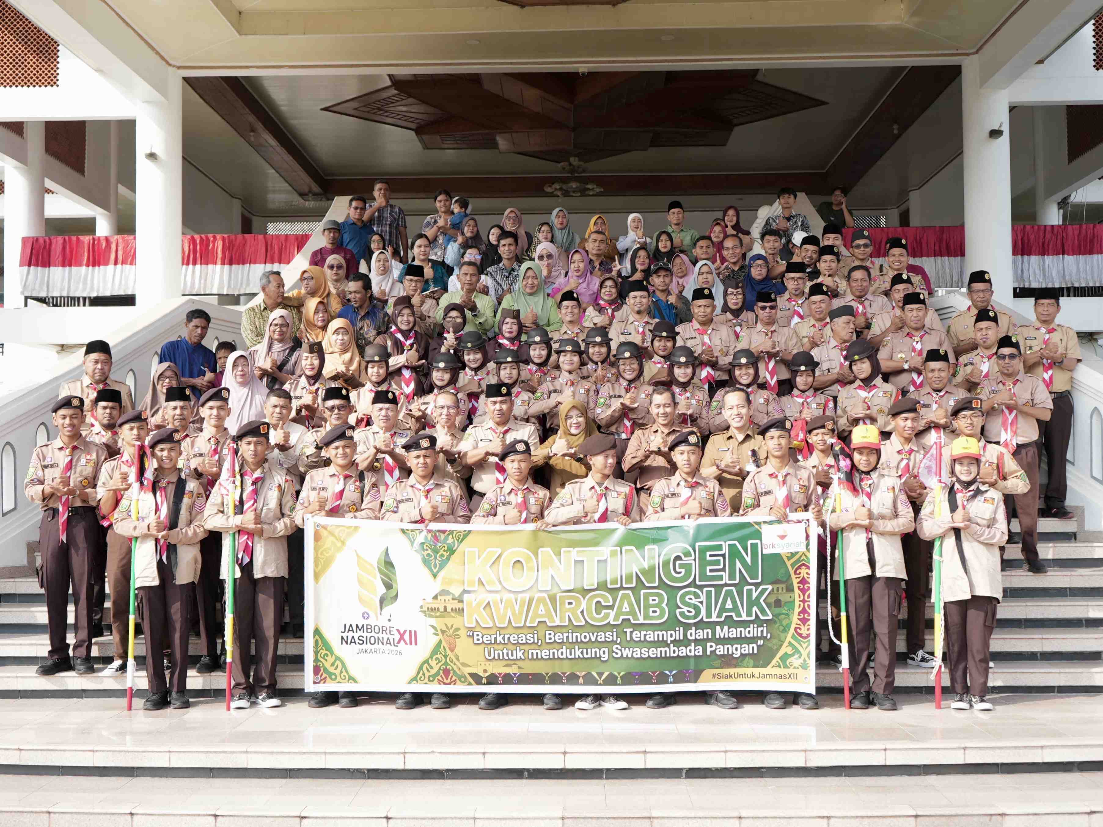Bupati Siak Tekankan Nilai Kepramukaan sebagai Bekal Peserta Jamnas