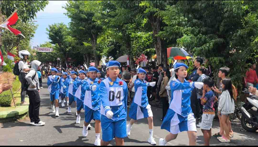 Gerak Jalan HUT RI di Buleleng Diikuti 123 Regu SD