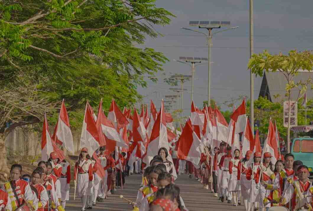 Kirab Merah Putih, Maluku Tenggara Gaungkan Semangat Kemerdekaan