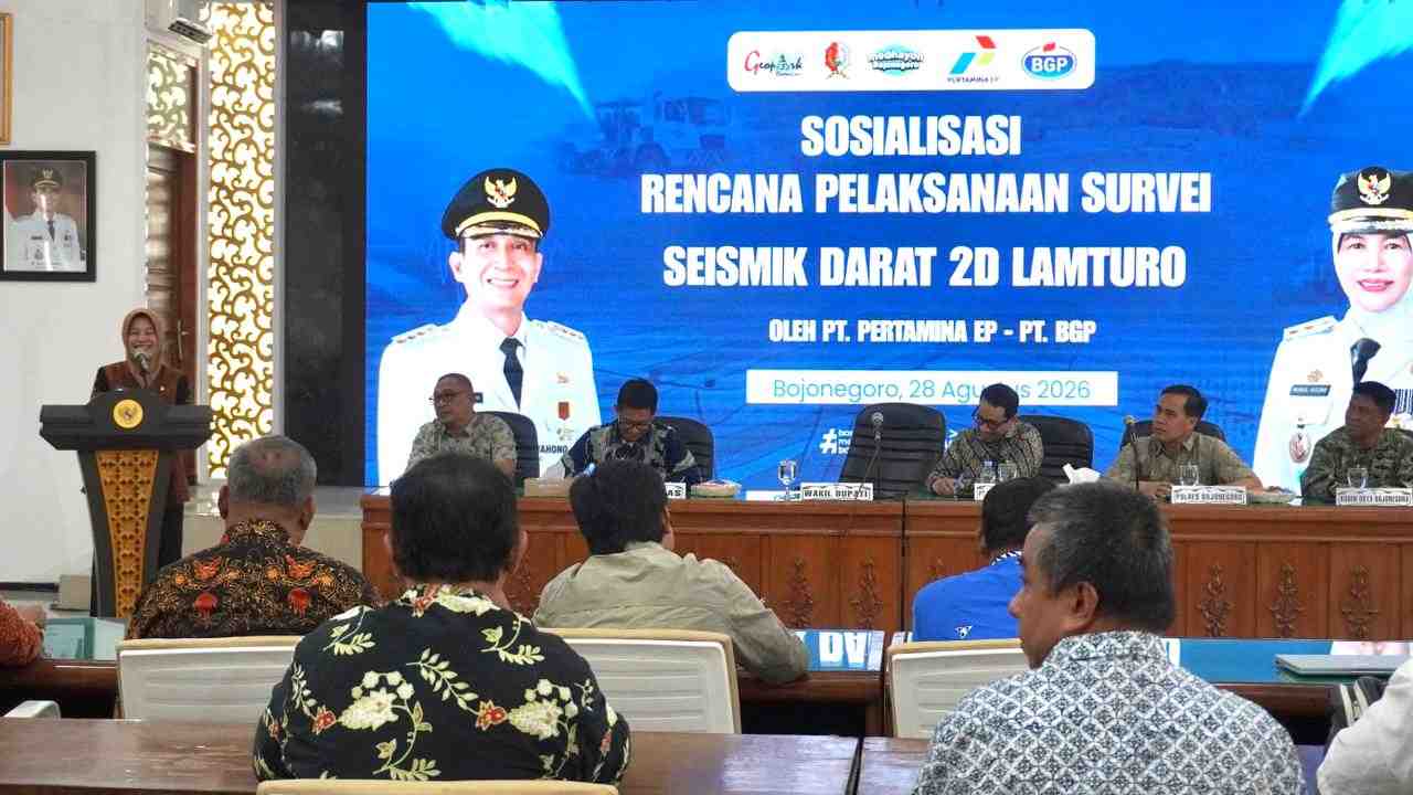 Pemkab Bojonegoro Sambut Survei Seismik 2D, Potensi Cadangan Migas Baru Dibidik