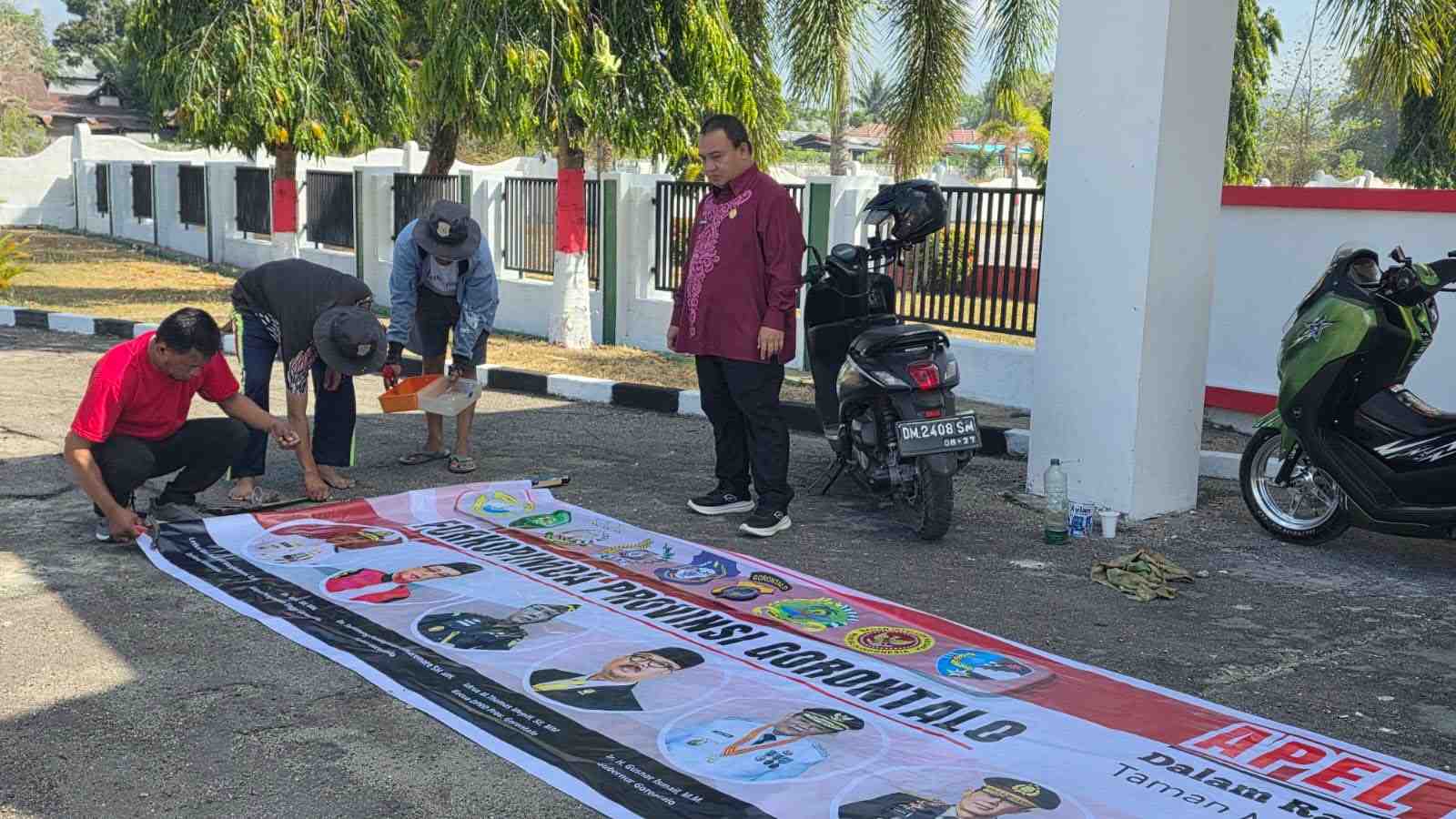 Dinsosdukcapil Intensifkan Persiapan Apel Kehormatan dan Renungan Suci di TMP Pentadio