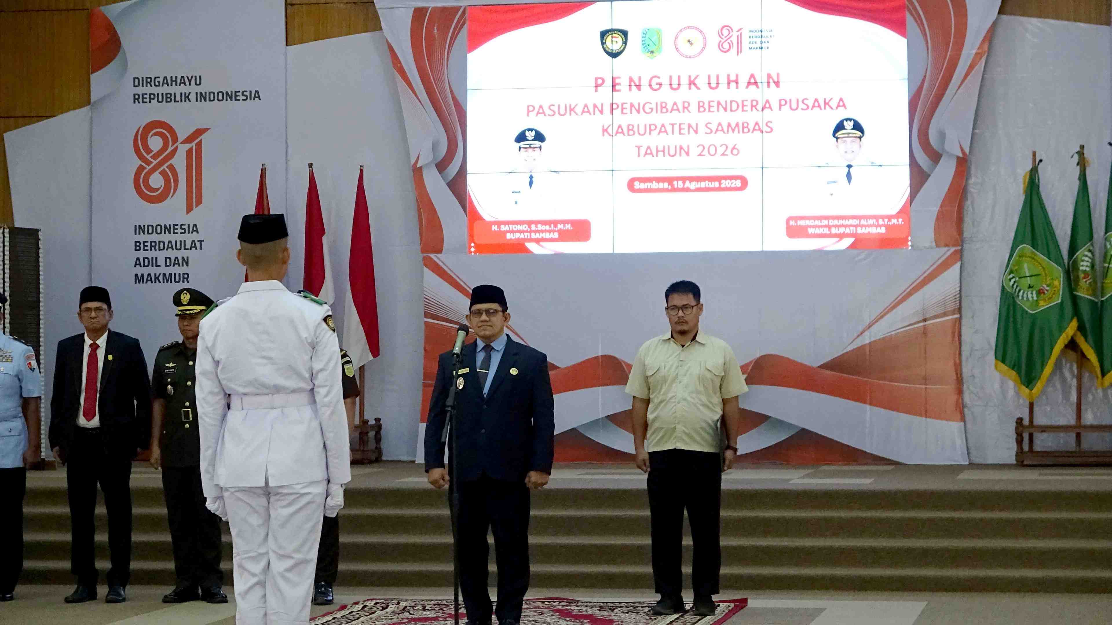 Pemkab Sambas Siapkan 28 Paskibraka untuk Tugas Pengibaran Merah Putih