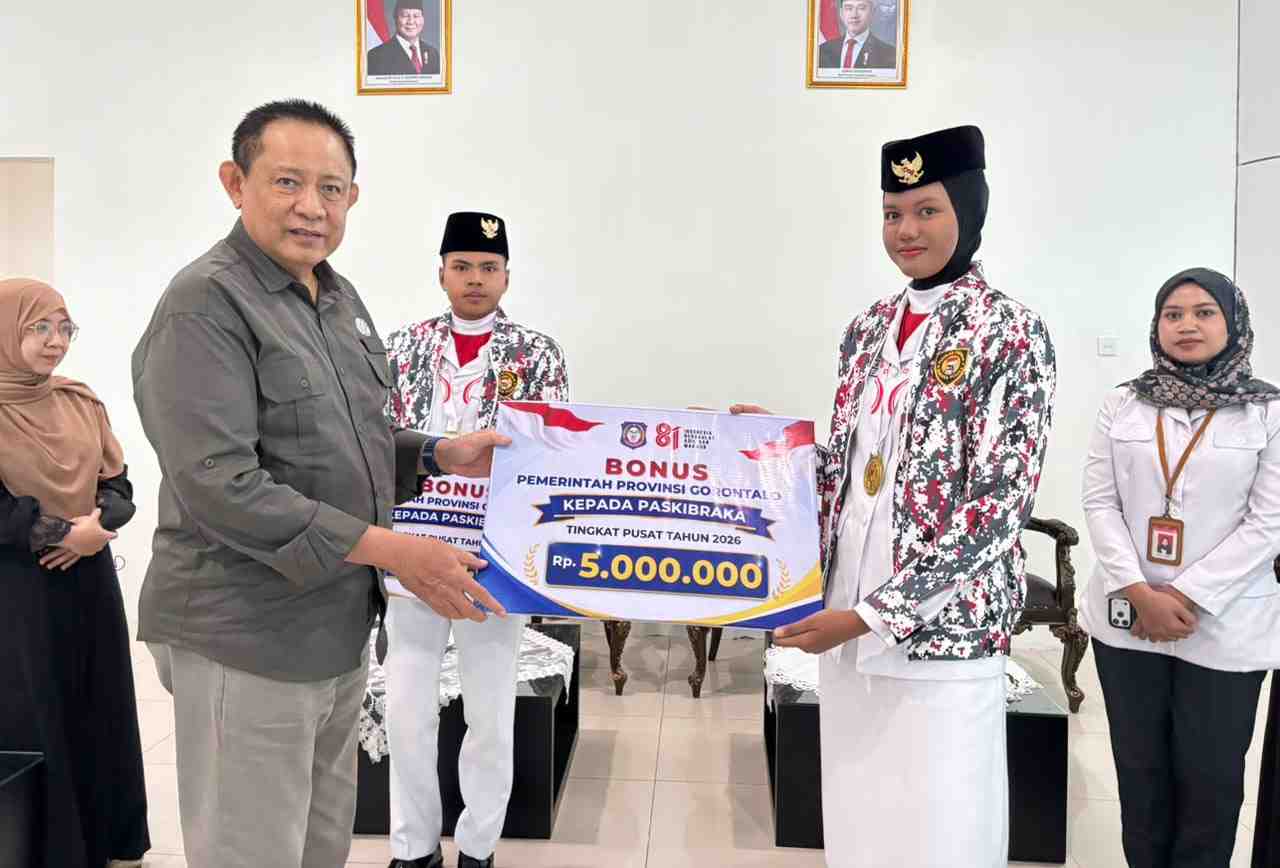 Sukses Jalankan Tugas, Paskibraka Asal Gorontalo Raih Bonus dari Gubernur