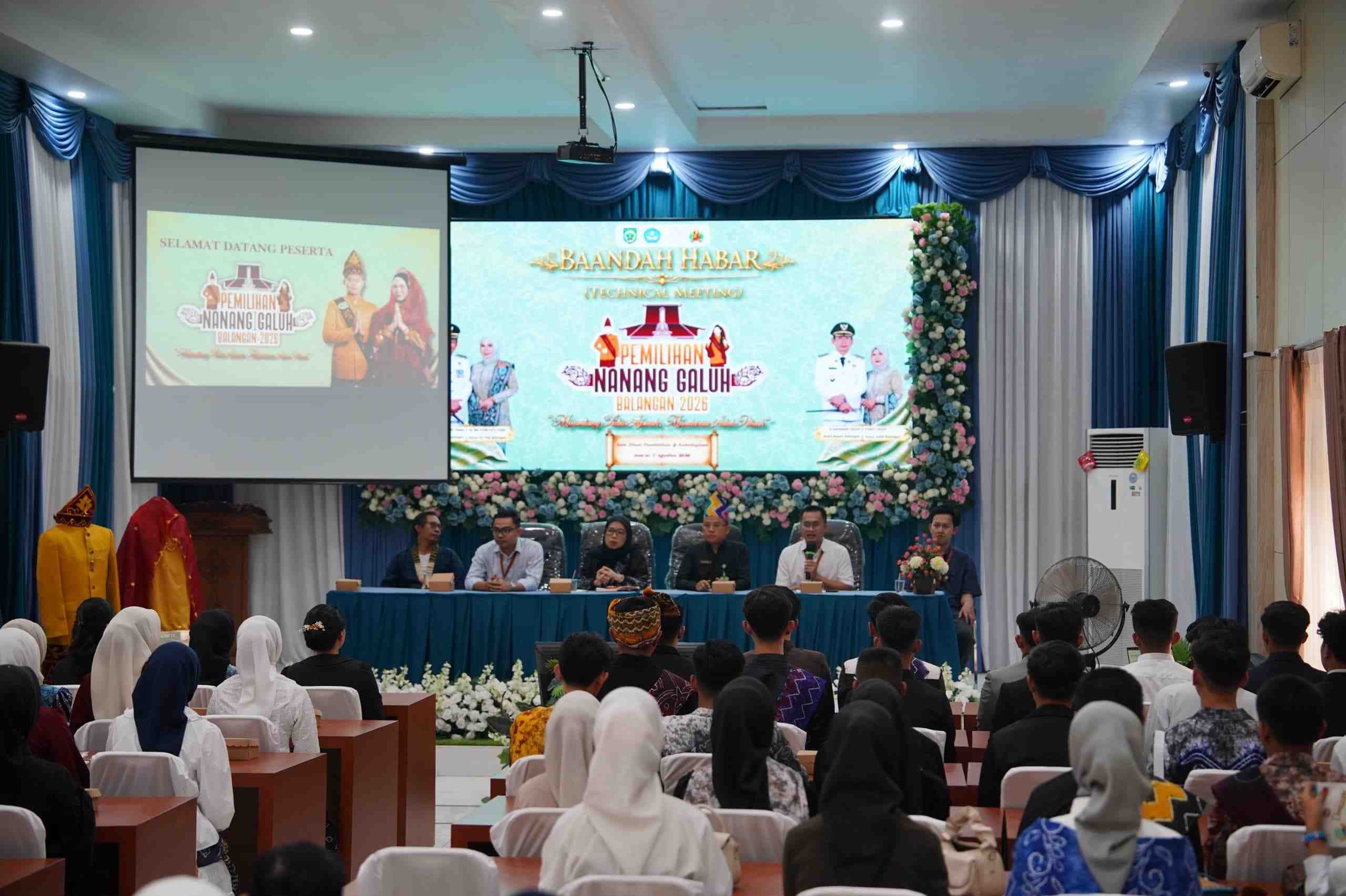 61 Peserta Ikuti Technical Meeting Pemilihan Nanang Galuh Balangan 2026